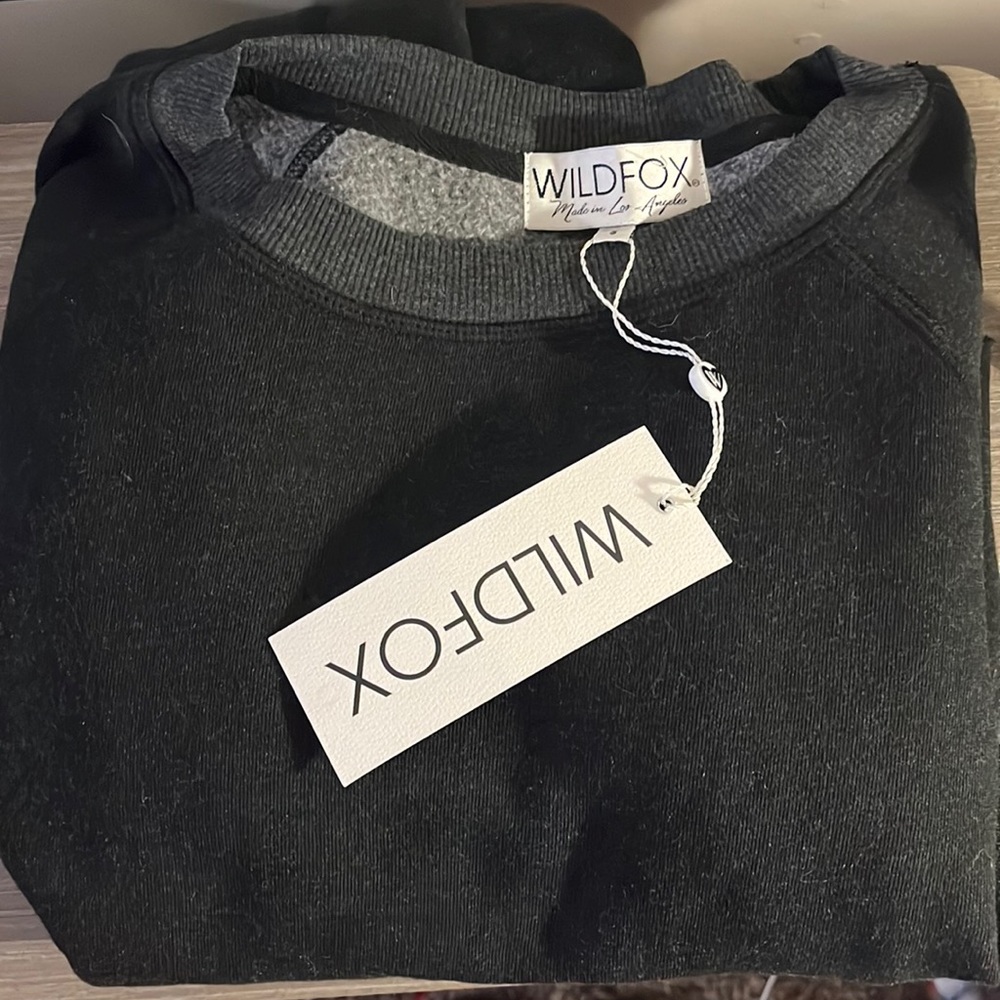 NWT Wildfox Monte Crop Sweatshirt